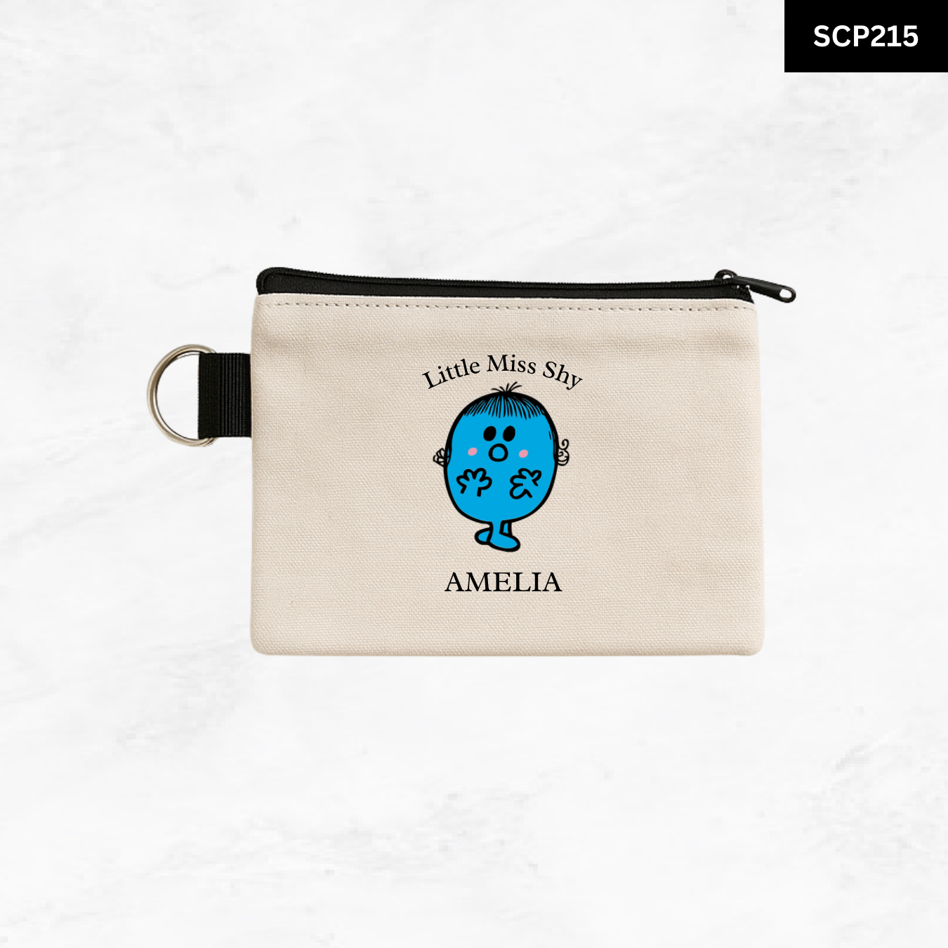 Custom Keyring Coin Purse - Litte Miss & Mr
