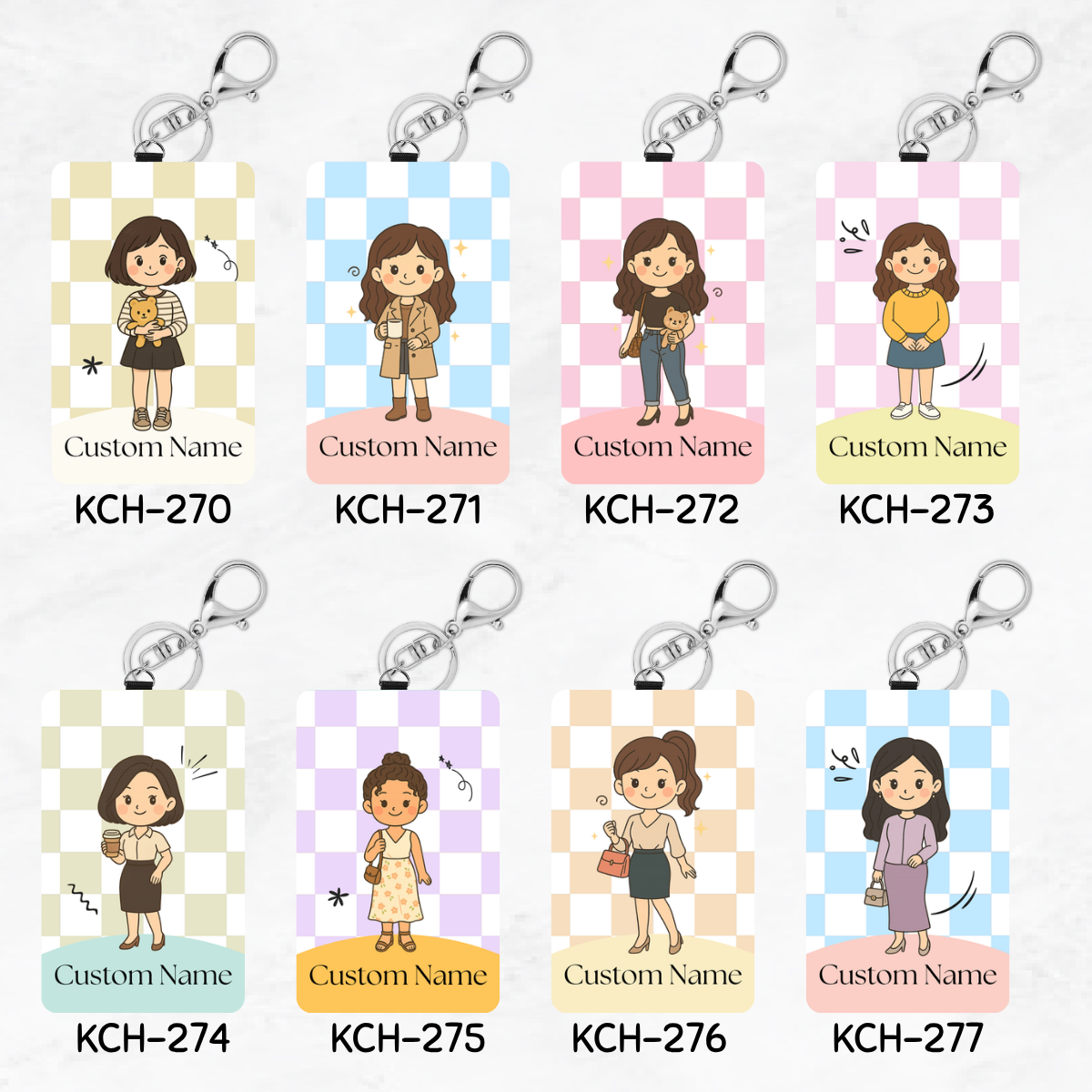 Hey Mate Chibi Keychain Card Holders