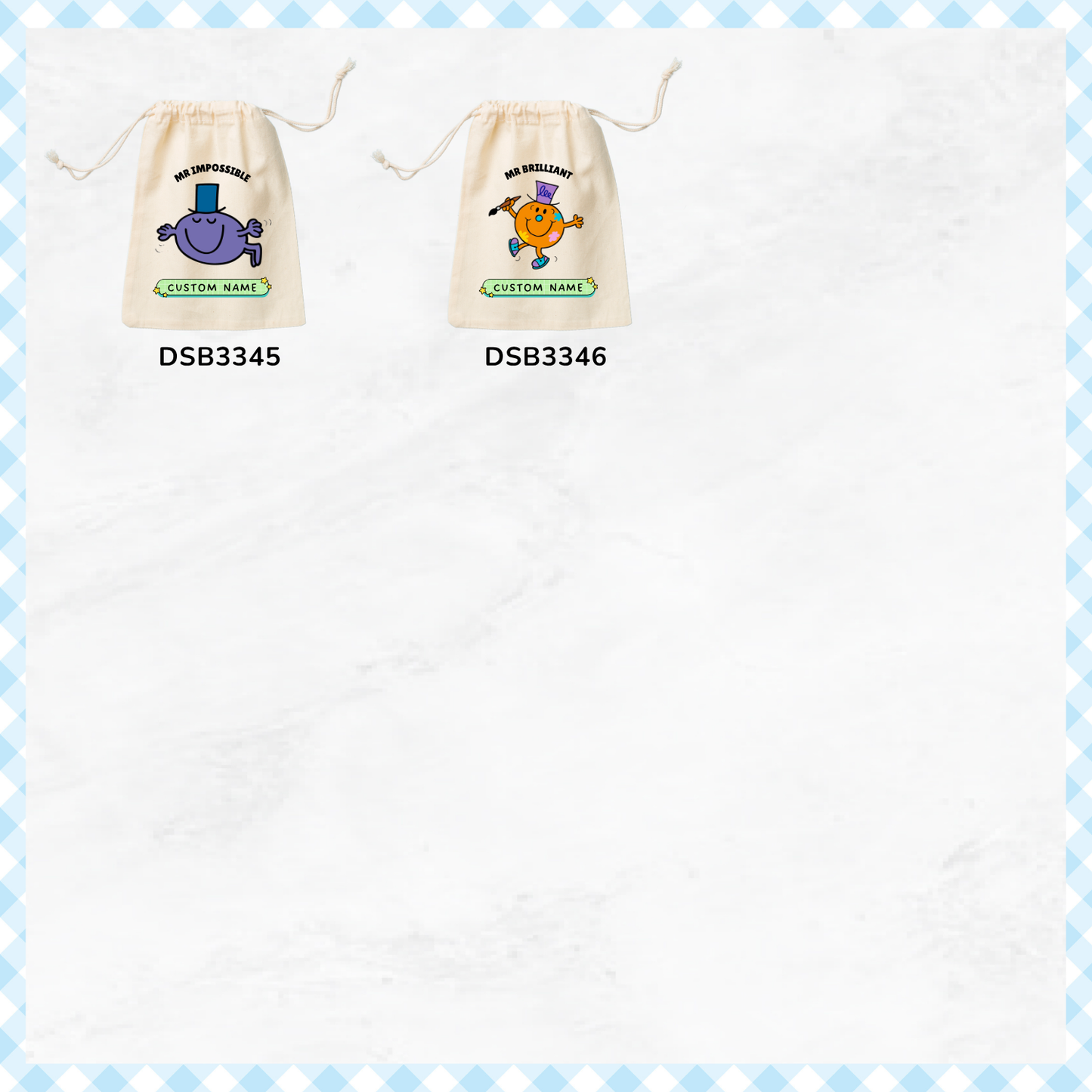Little Miss/ Mr Series Favor Bags
