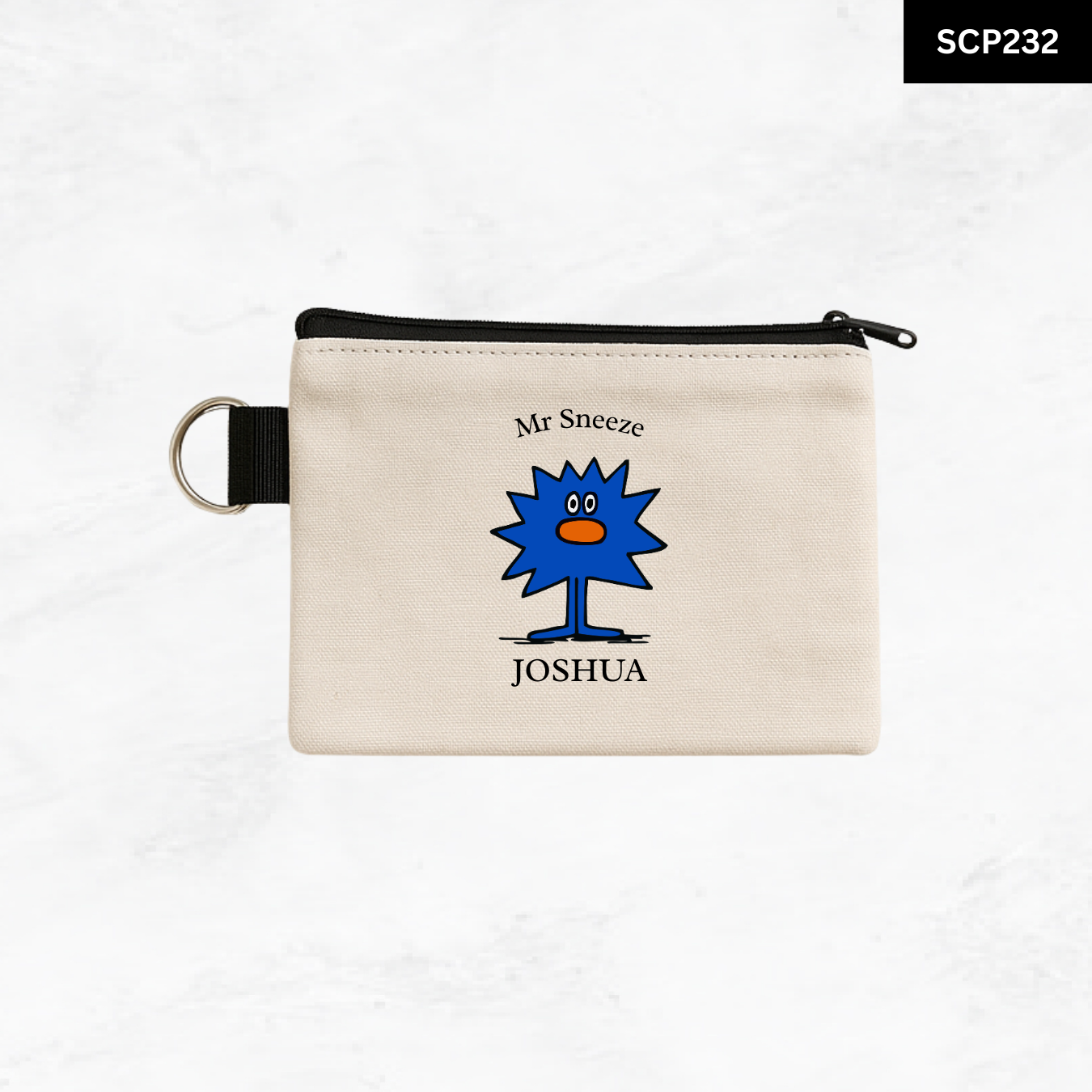 Custom Keyring Coin Purse - Litte Miss & Mr