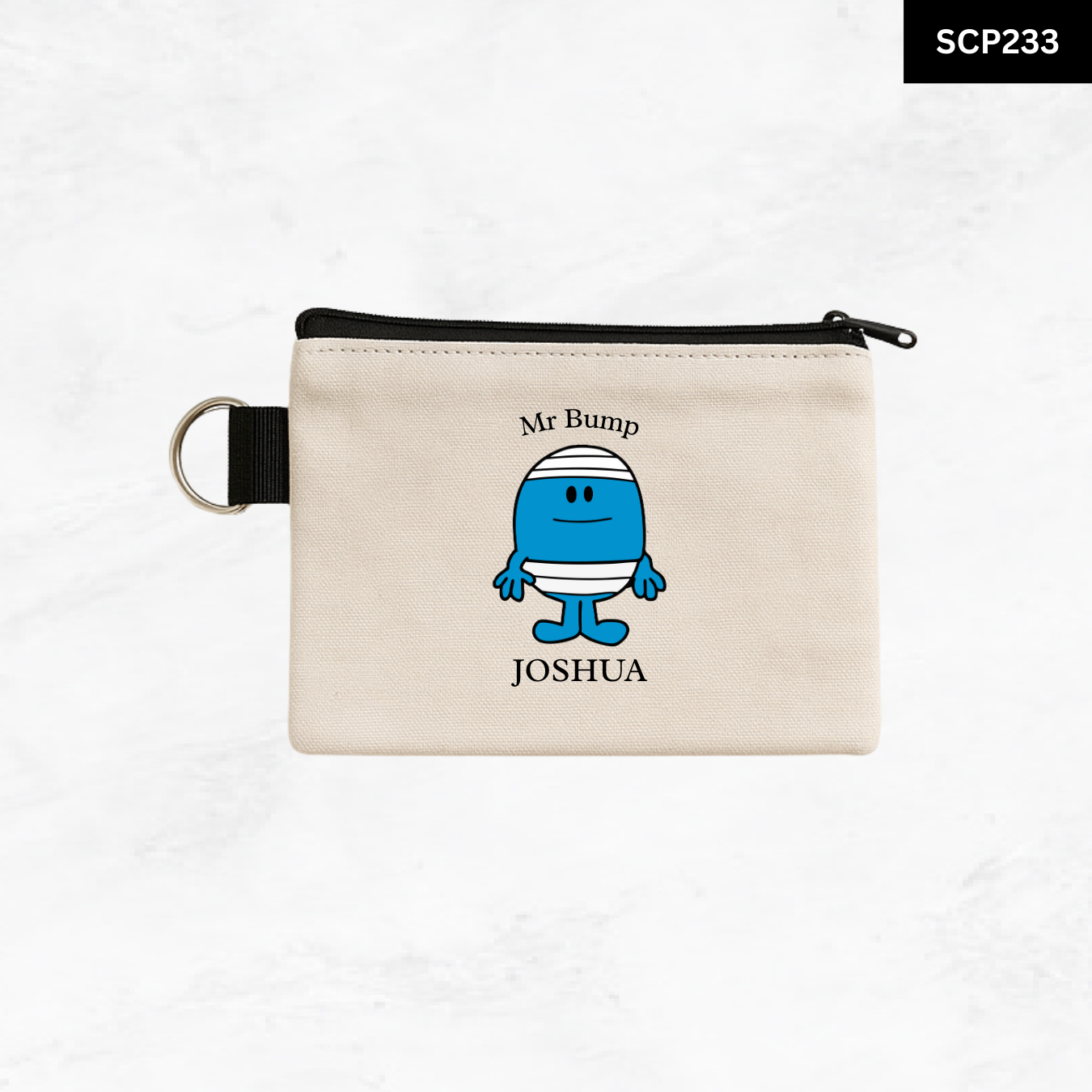 Custom Keyring Coin Purse - Litte Miss & Mr