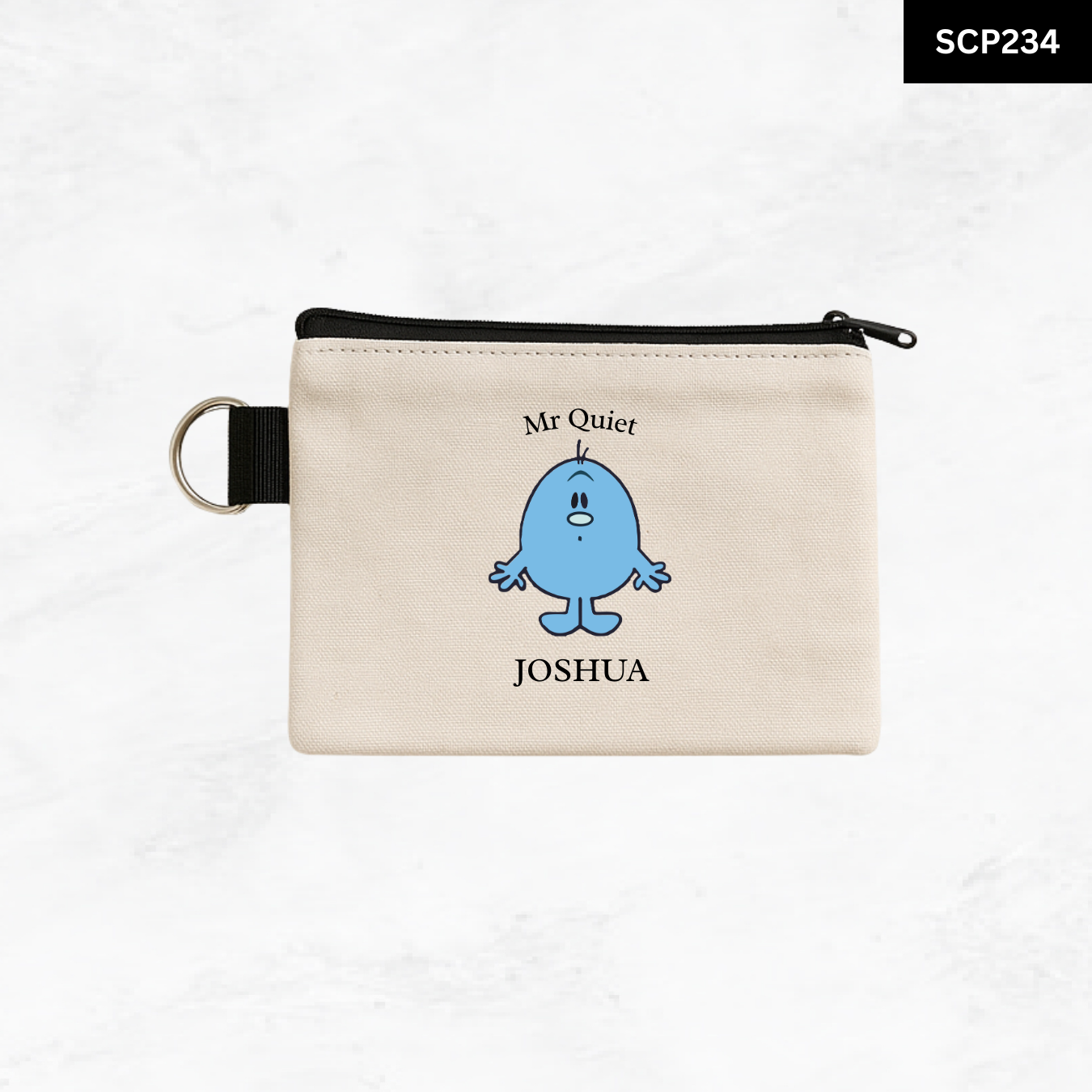 Custom Keyring Coin Purse - Litte Miss & Mr