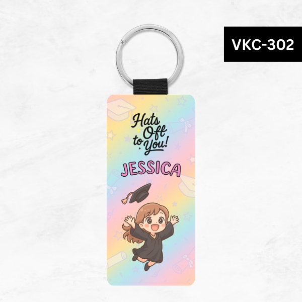 Graduation Chibi Key Tags