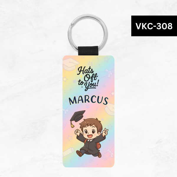 Graduation Chibi Key Tags