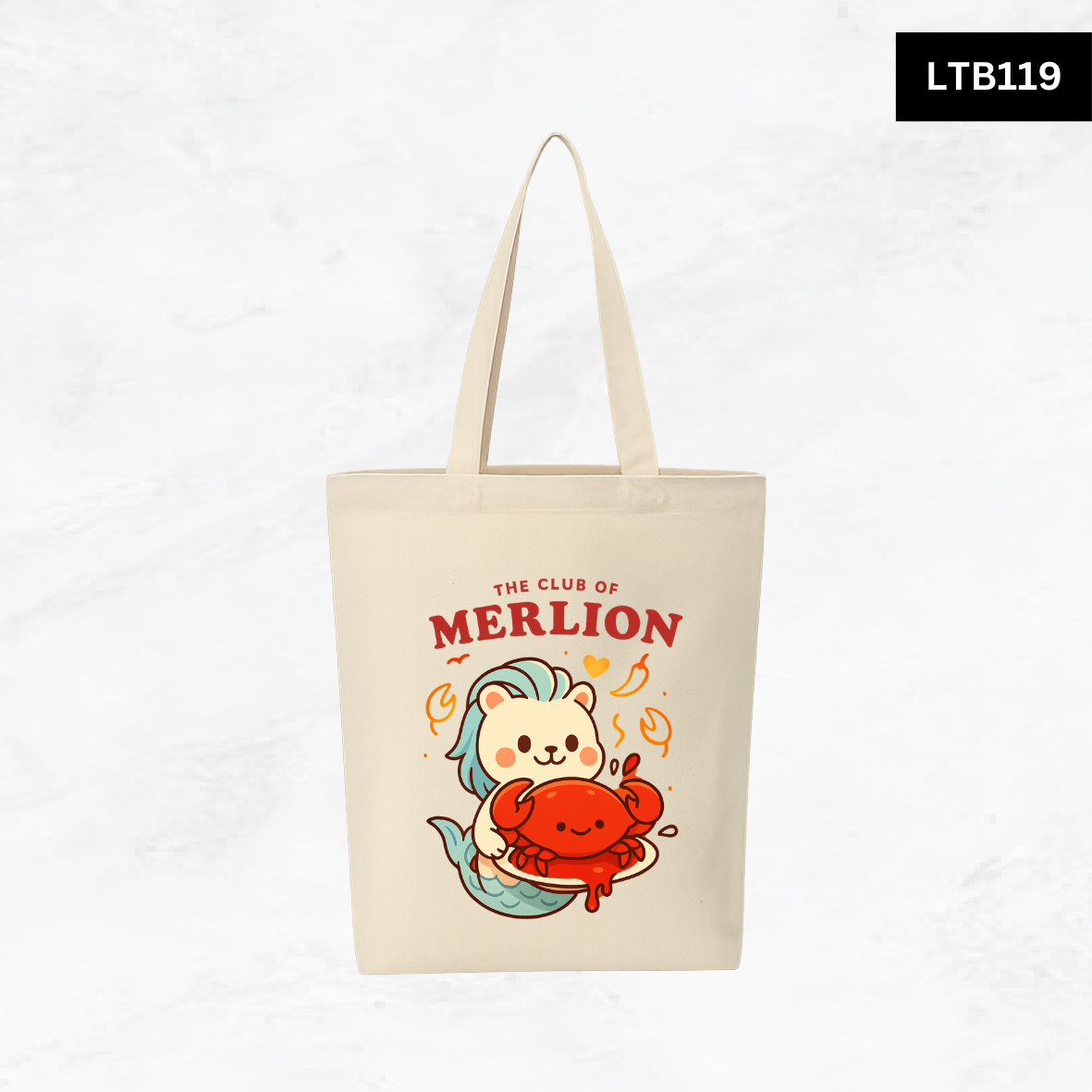 Canvas A4 Tote Bag - Club Merlion