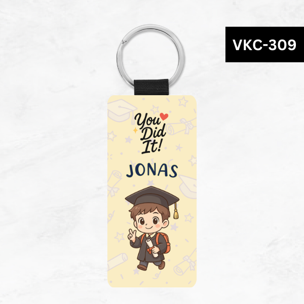Graduation Chibi Key Tags