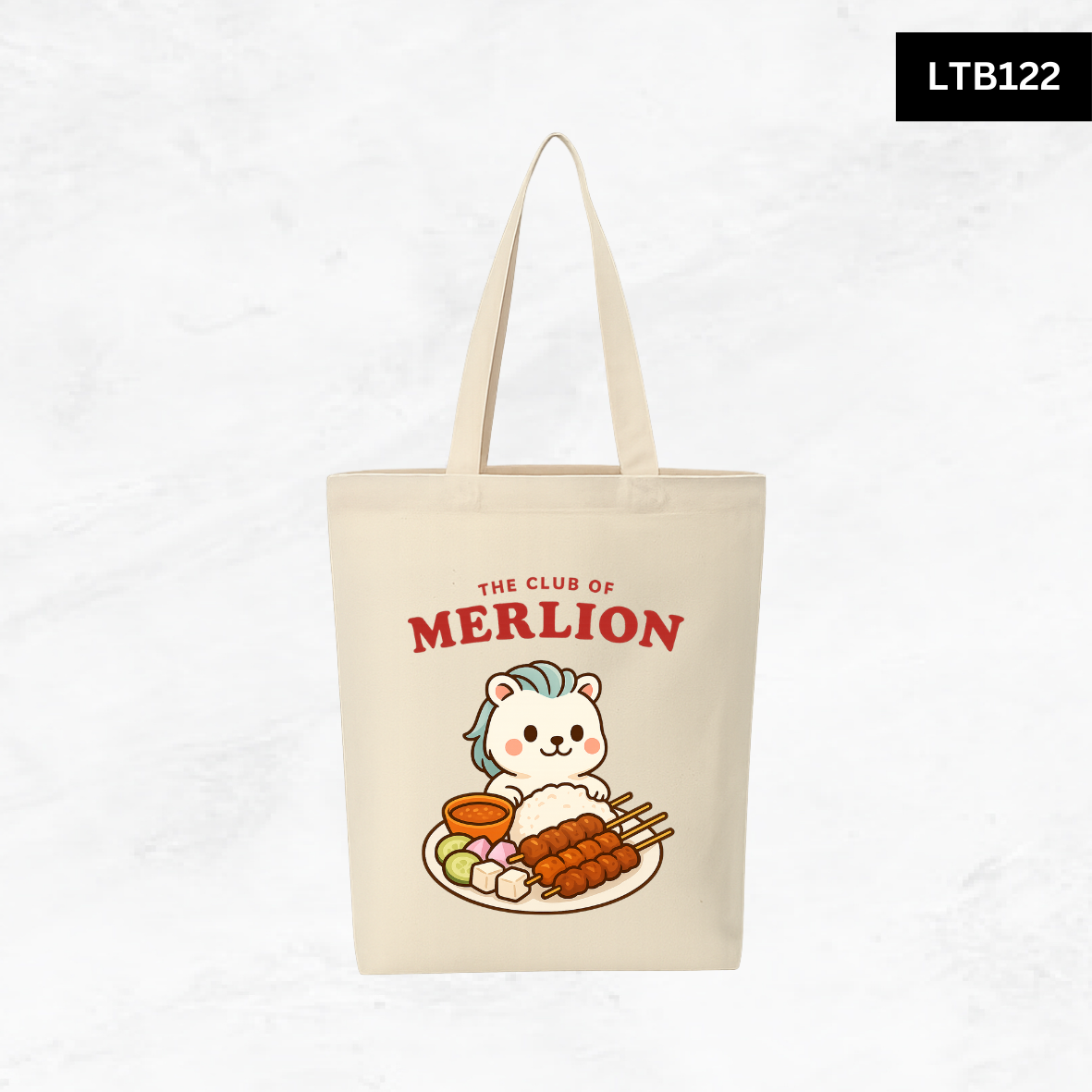 Canvas A4 Tote Bag - Club Merlion