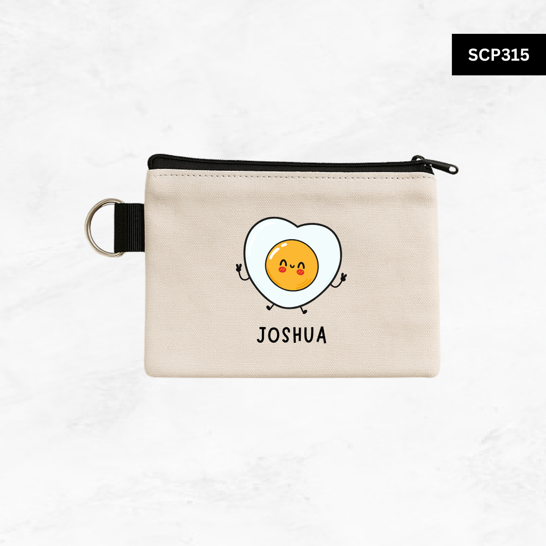 Custom Keyring Coin Purse - Foodie Series