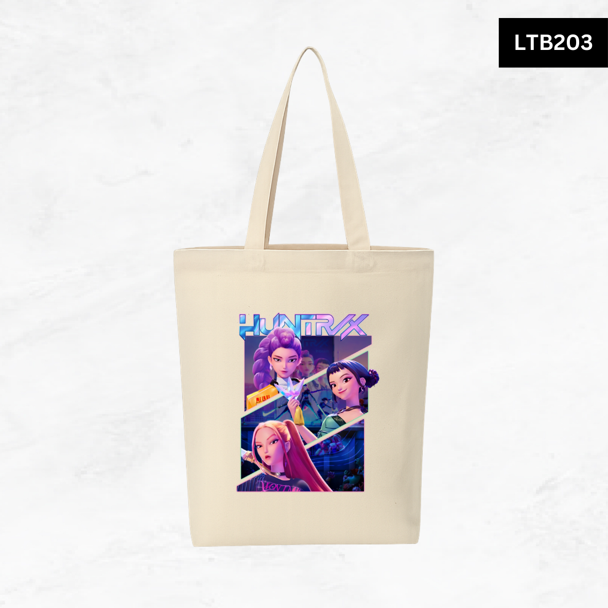 Canvas A4 Tote Bag - Demon Hunters