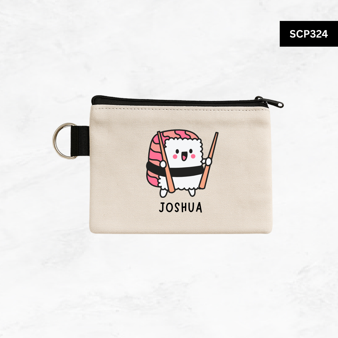 Custom Keyring Coin Purse - Foodie Series