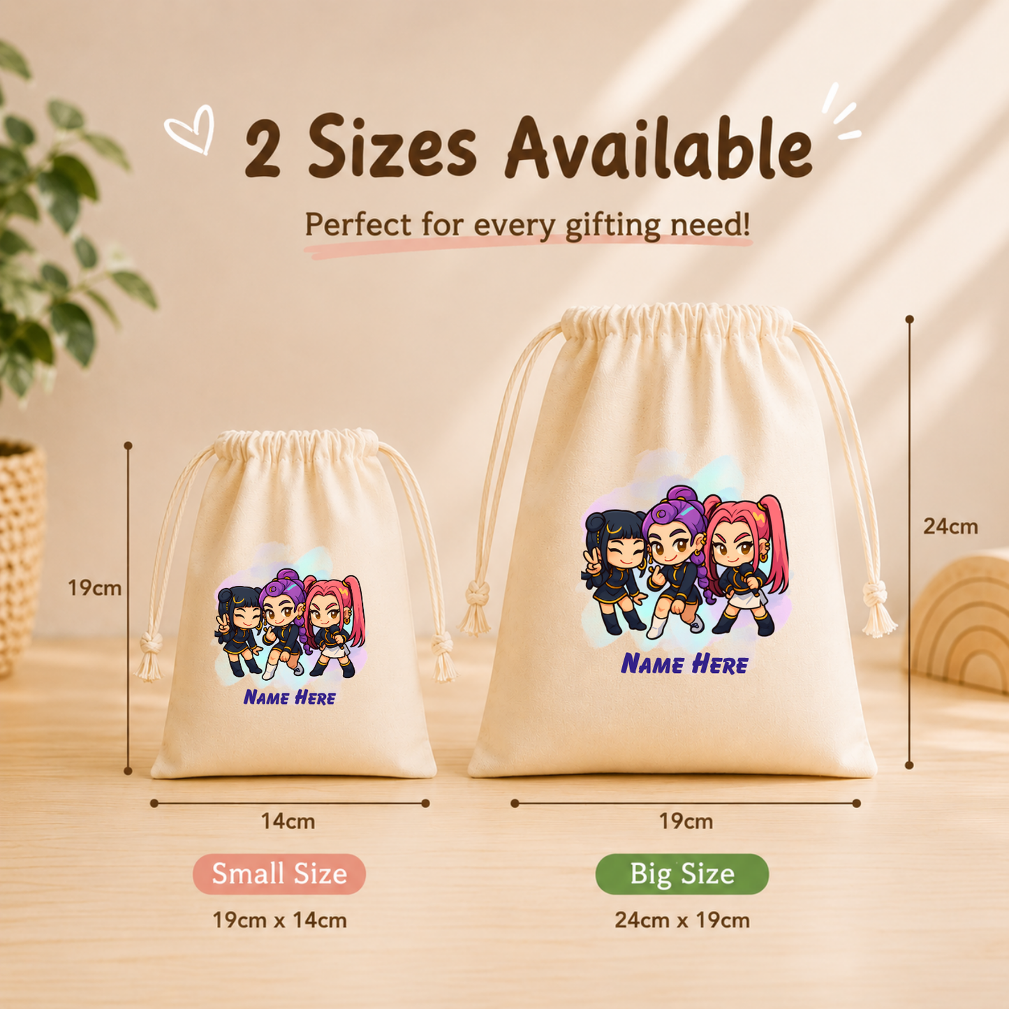 Kpop Hunter Custom Favor Bags