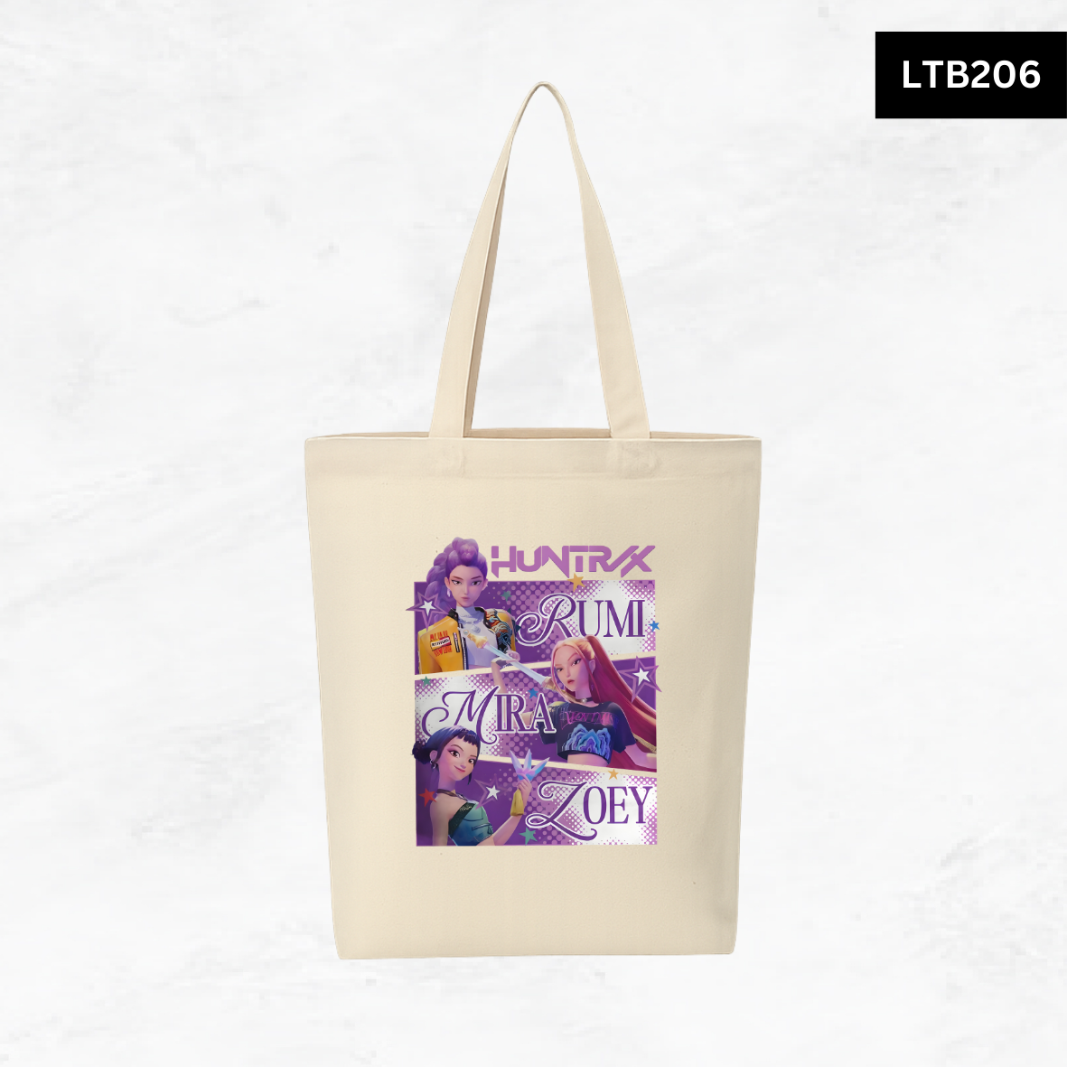 Canvas A4 Tote Bag - Demon Hunters