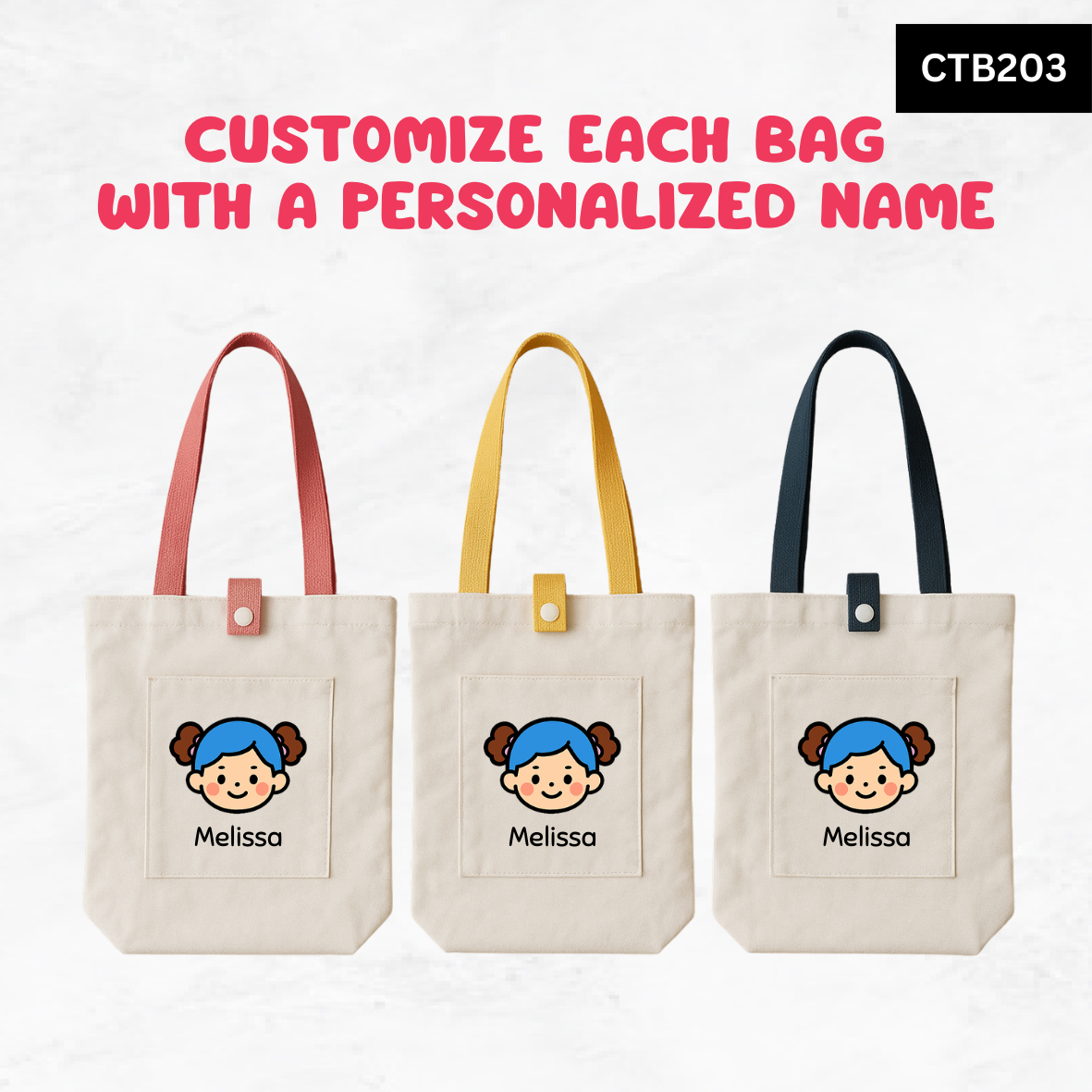 Mini Me Name Tote