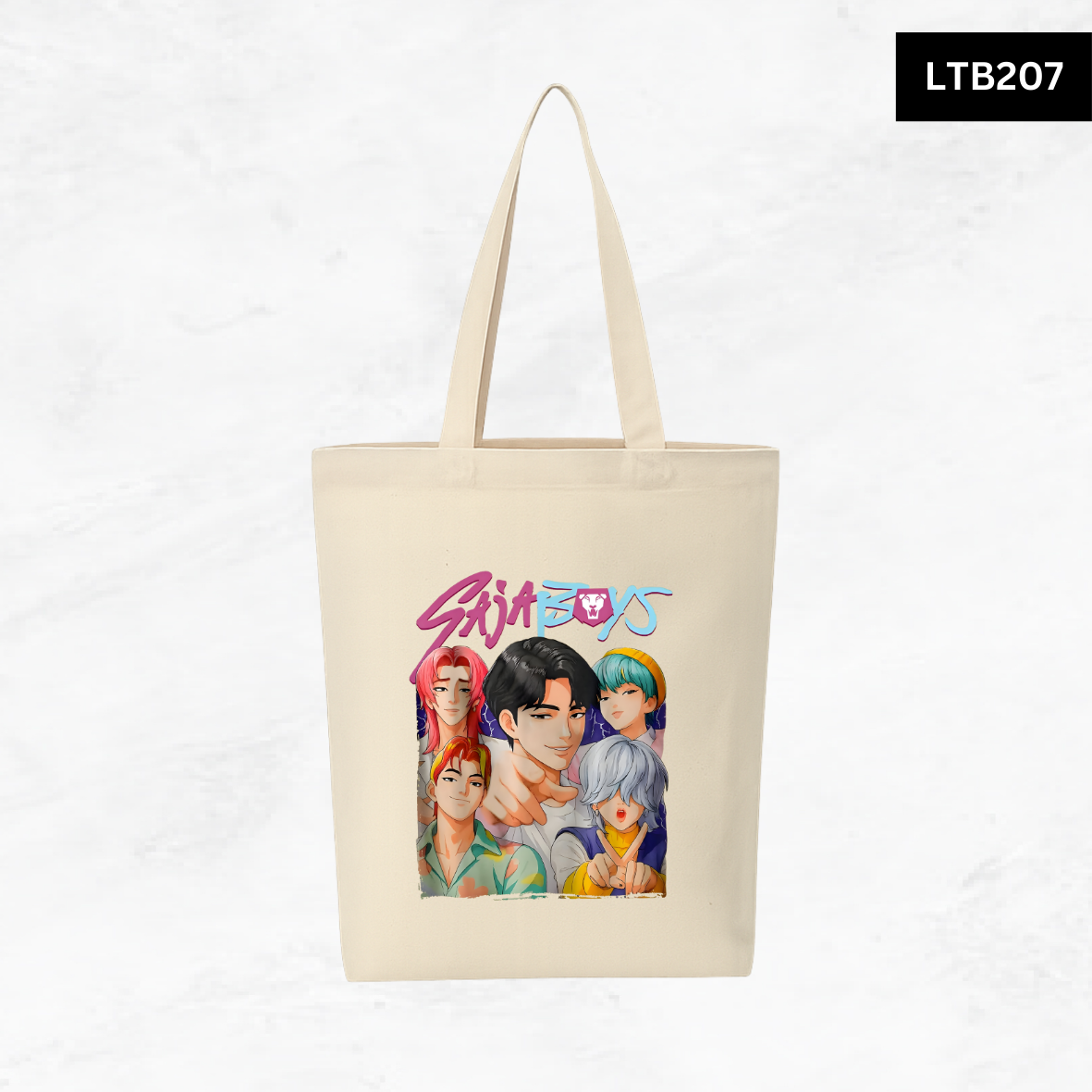 Canvas A4 Tote Bag - Demon Hunters