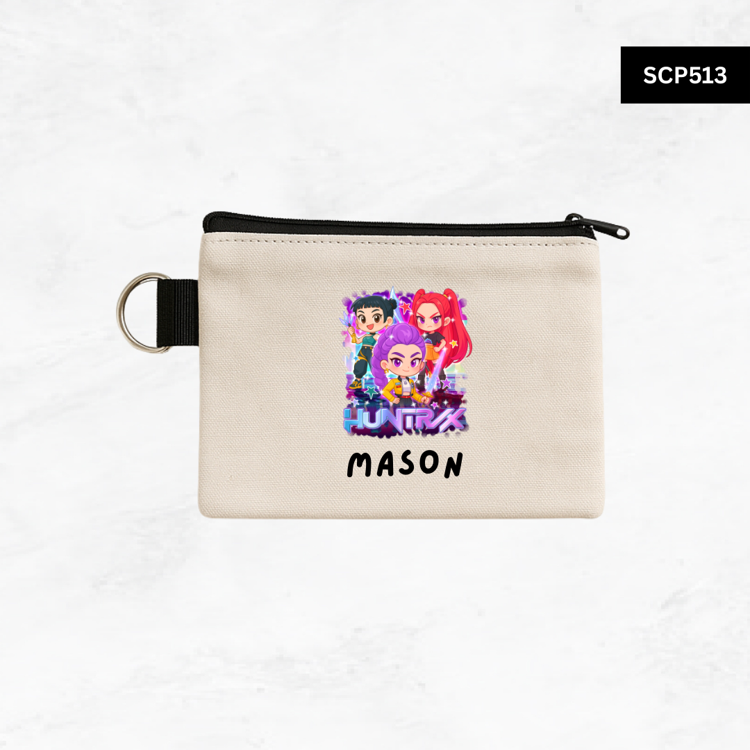Custom Keyring Coin Purse - KPOP Demon Hunters
