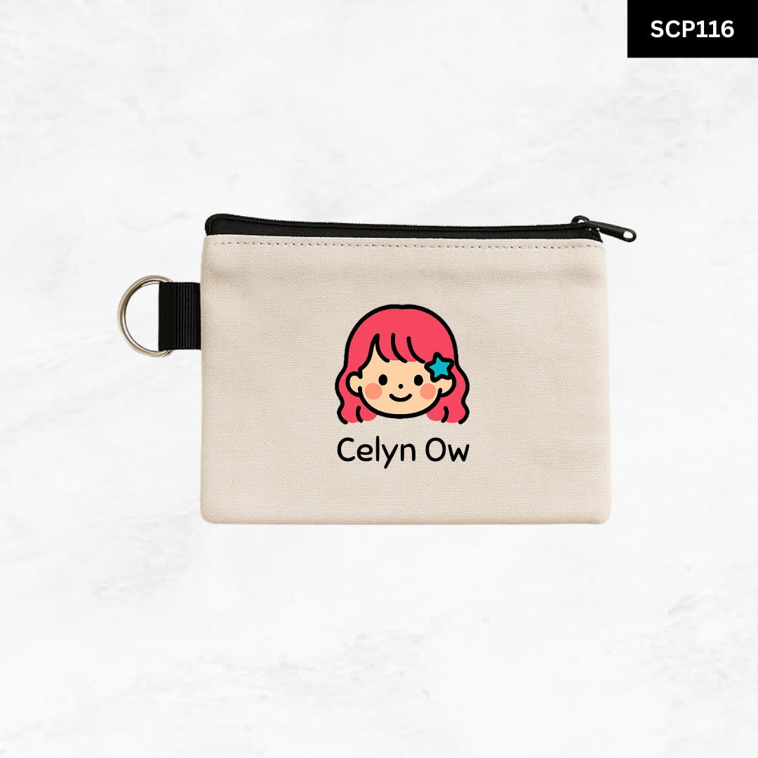 Custom Keyring Coin Purse - Mini Me