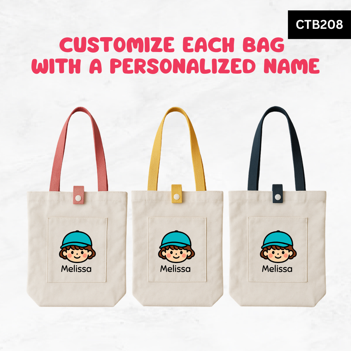 Mini Me Name Tote