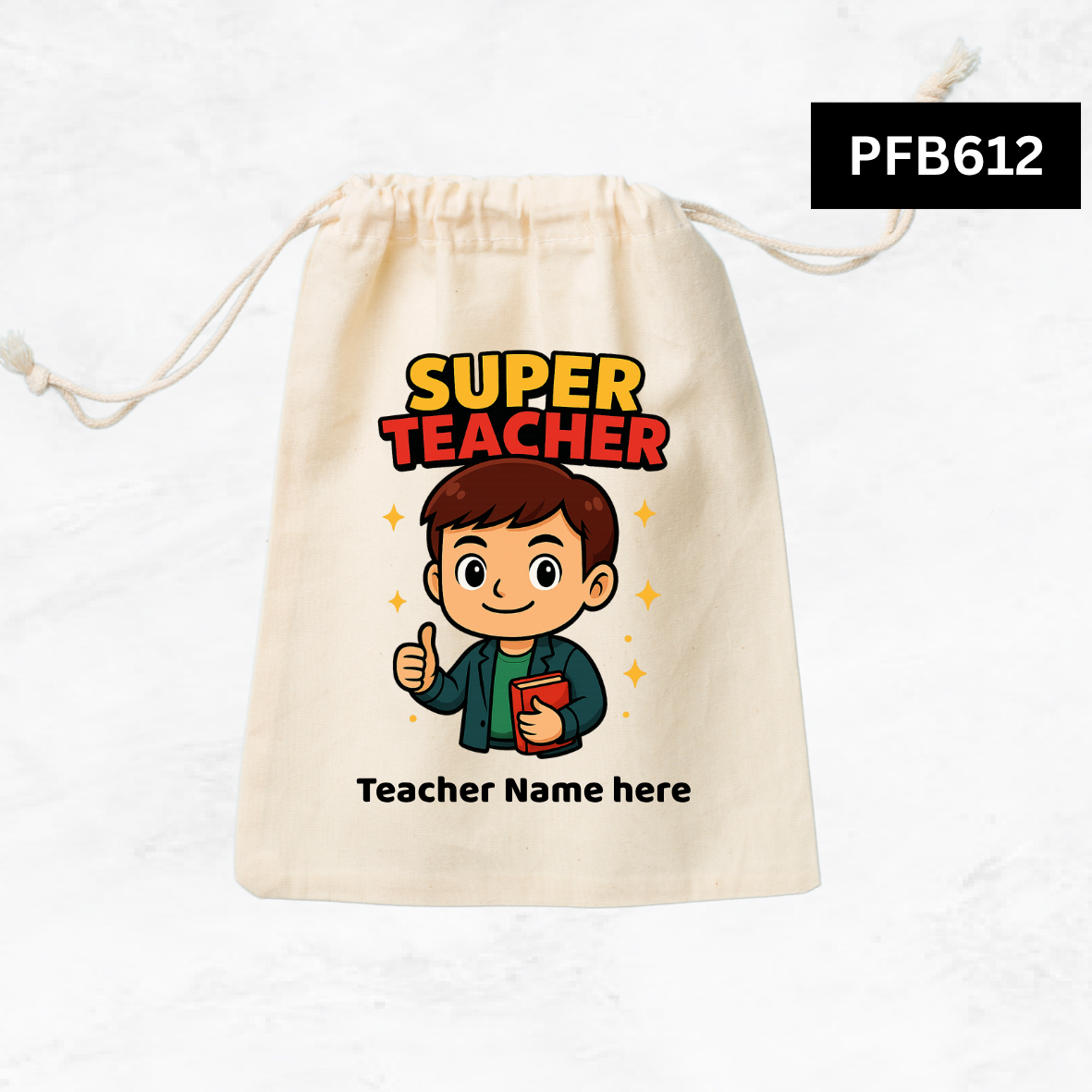 Super Teacher Custom Favor Bags