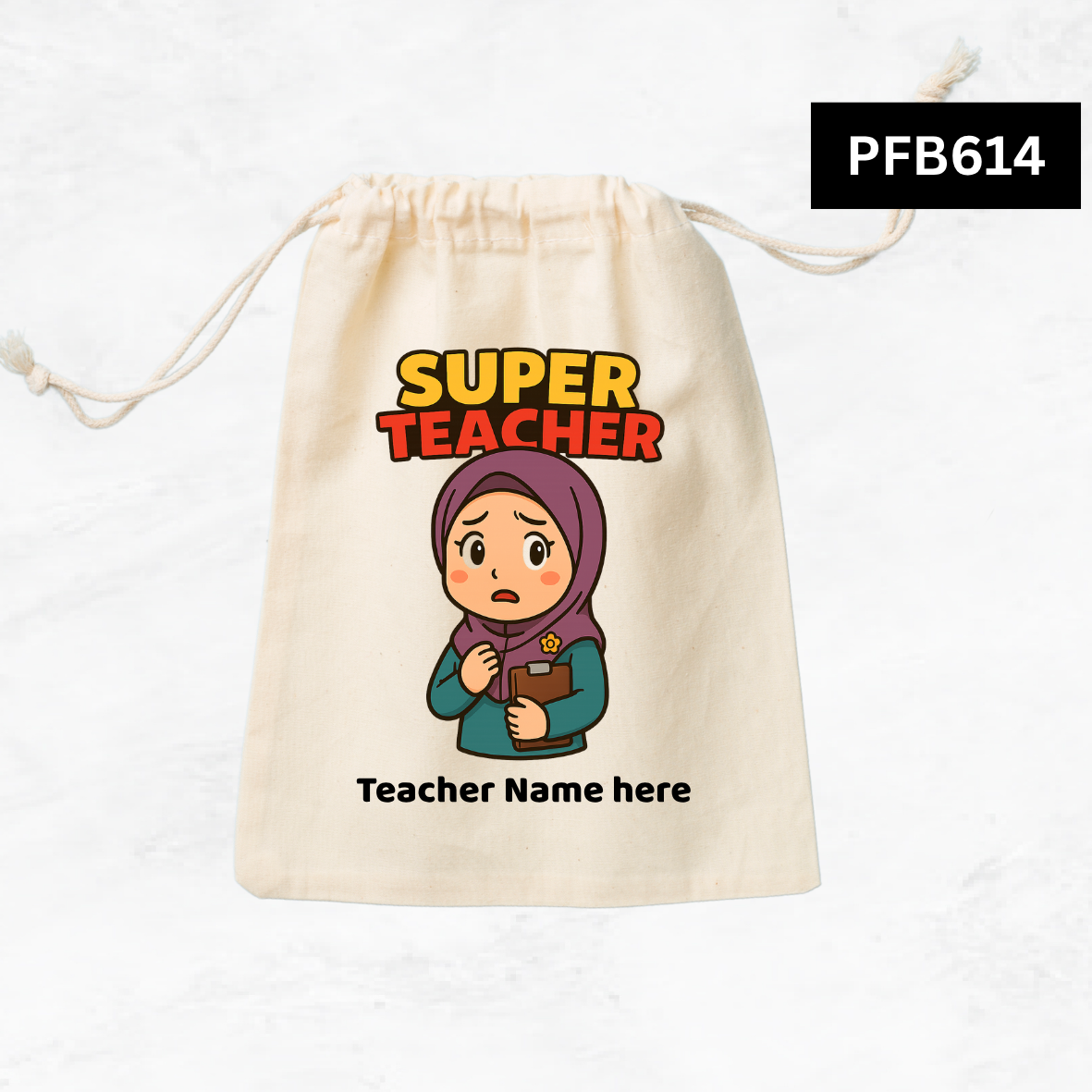 Super Teacher Custom Favor Bags
