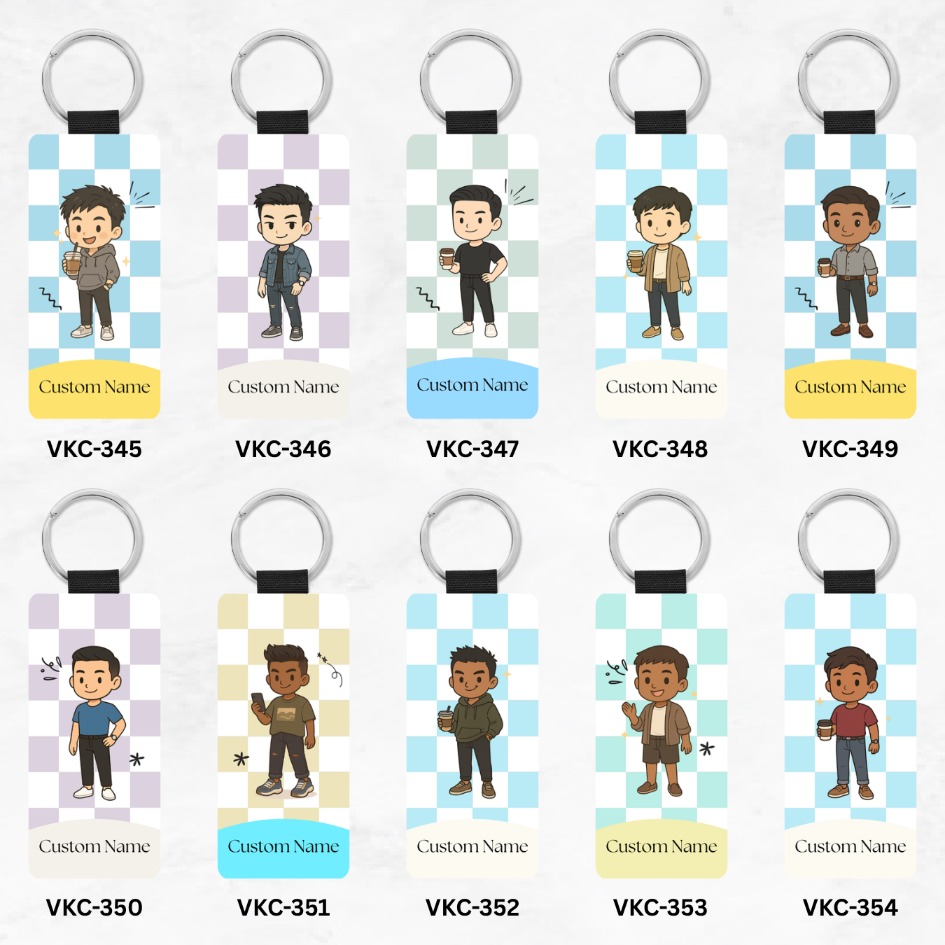 Hey Mate Chibi Key Tag