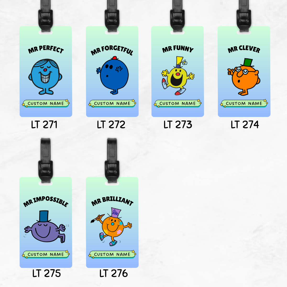 Little Ms/Mr Series Luggage Tags