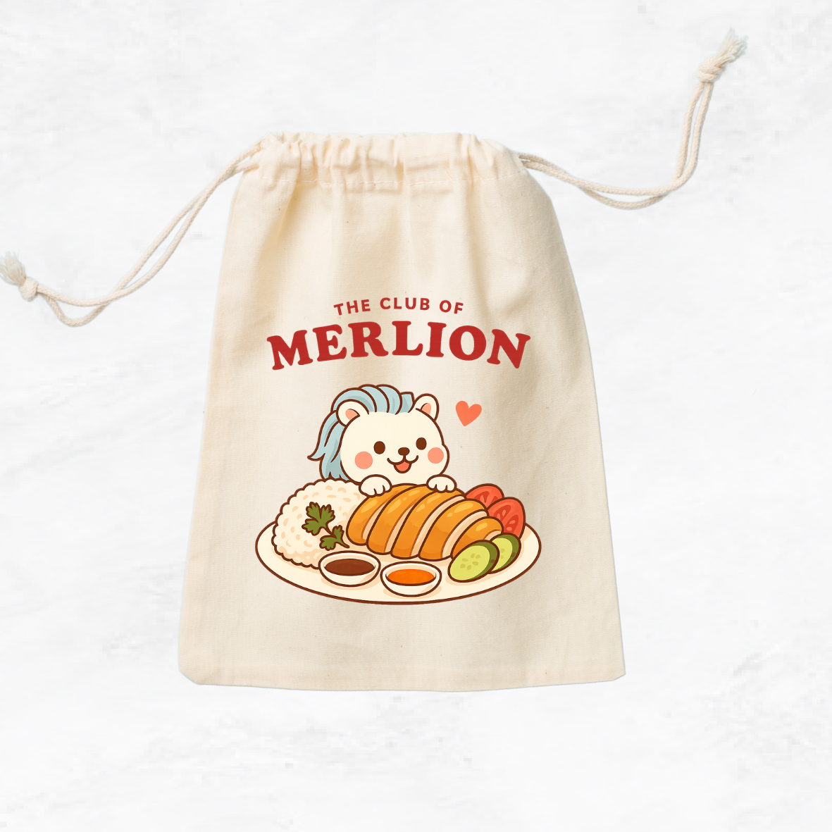The Club of Merlion Drawstring