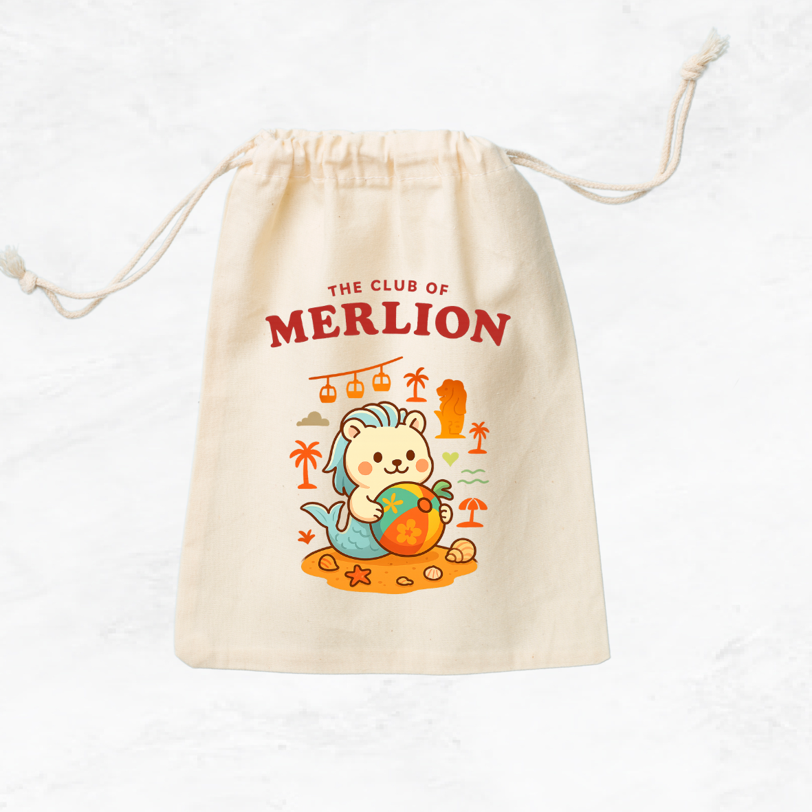 The Club of Merlion Drawstring
