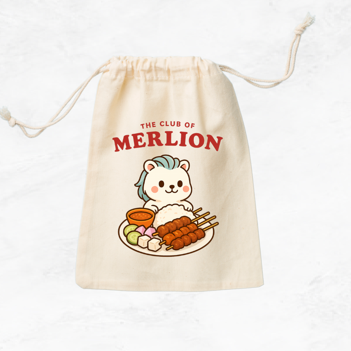 The Club of Merlion Drawstring