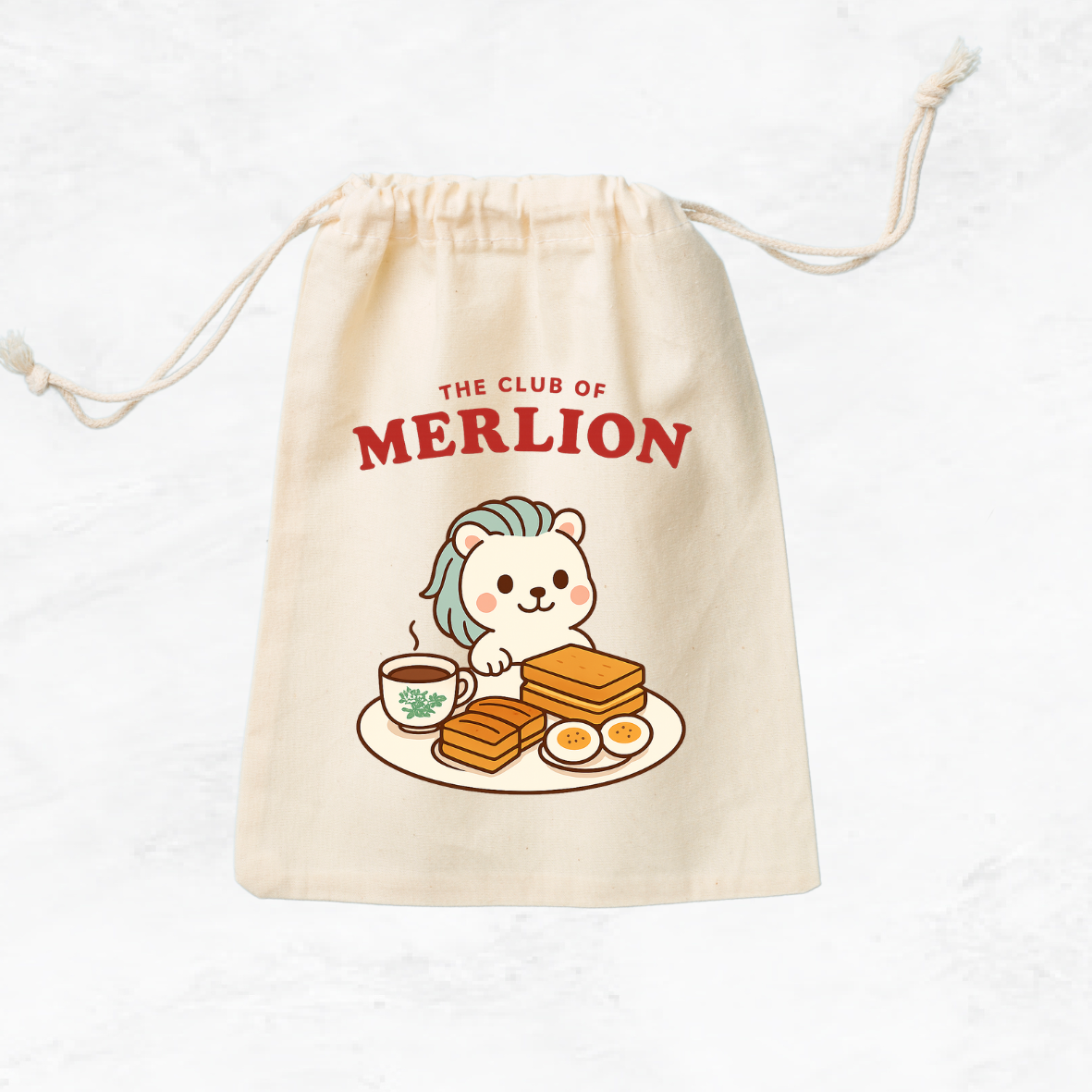 The Club of Merlion Drawstring