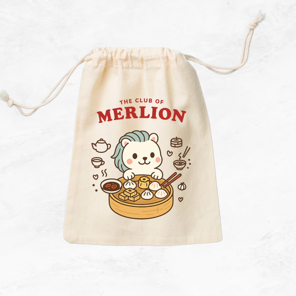 The Club of Merlion Drawstring