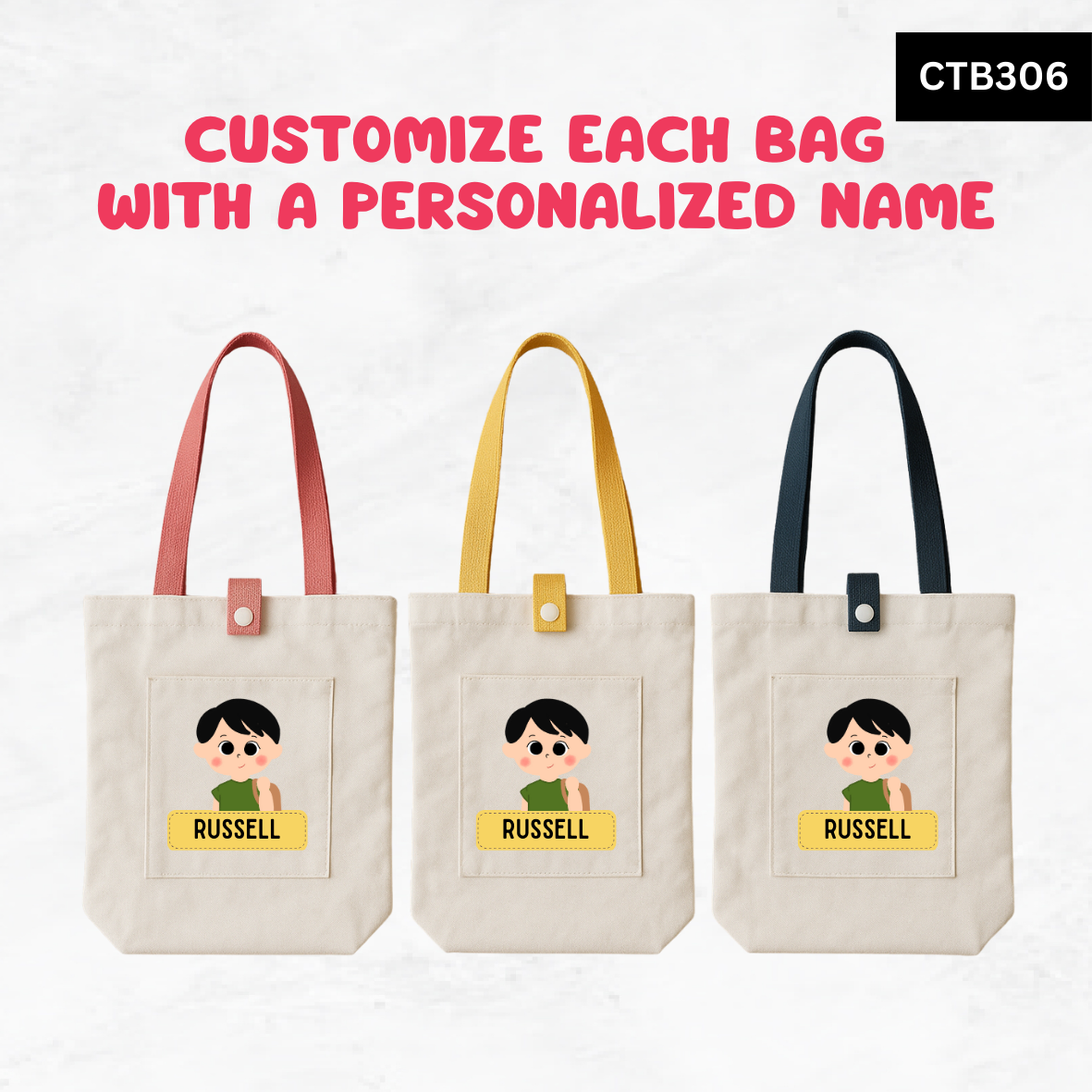 PortraitPal Name Tote