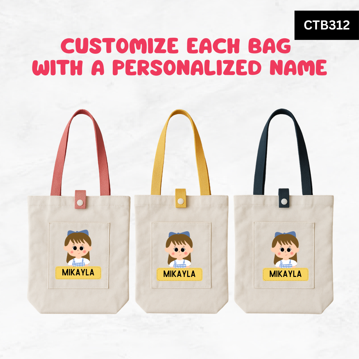 PortraitPal Name Tote