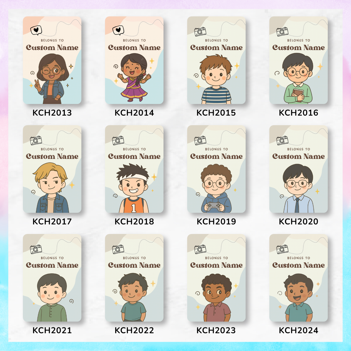 Chibi Keychain Card Holders