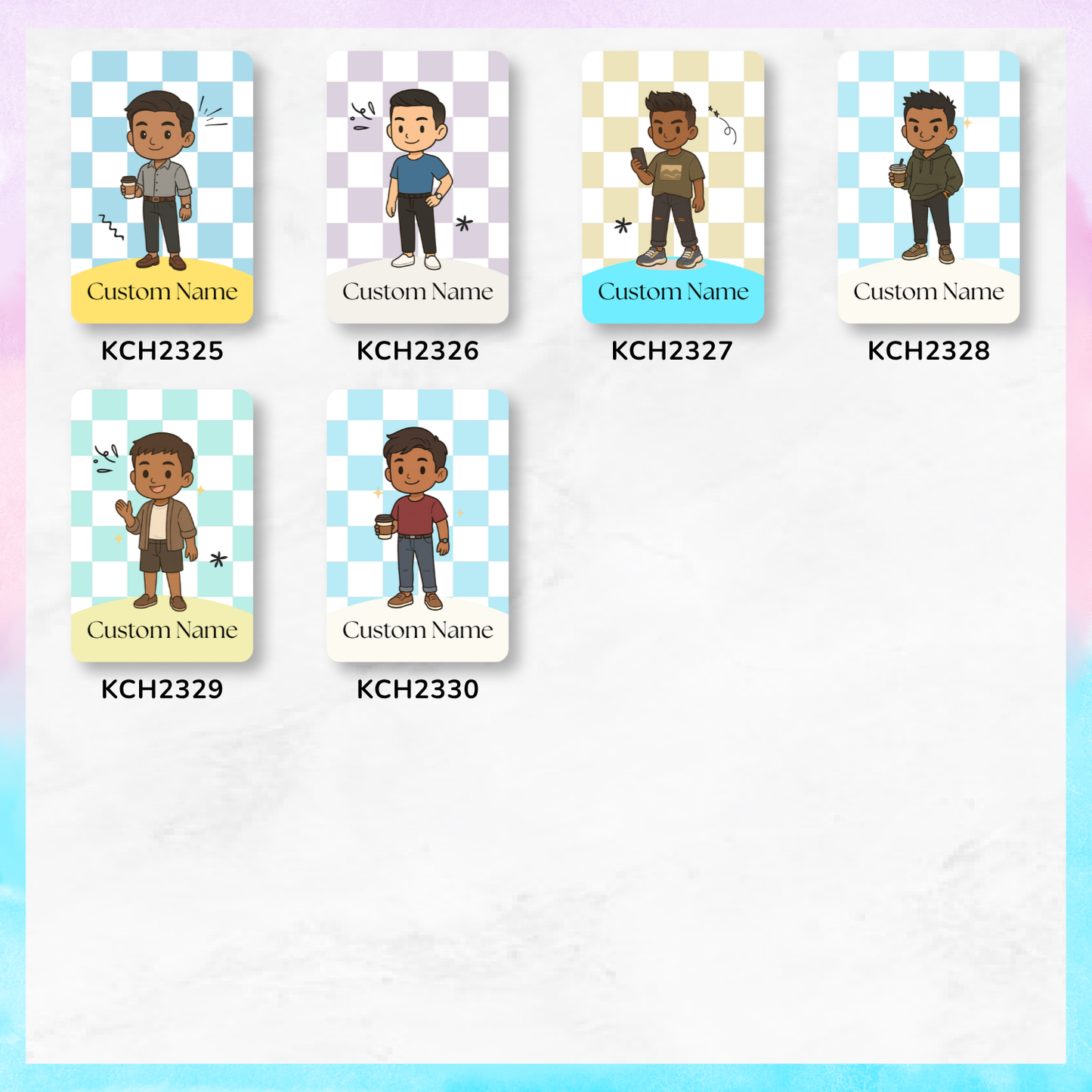 Hey Mate Chibi Keychain Card Holders
