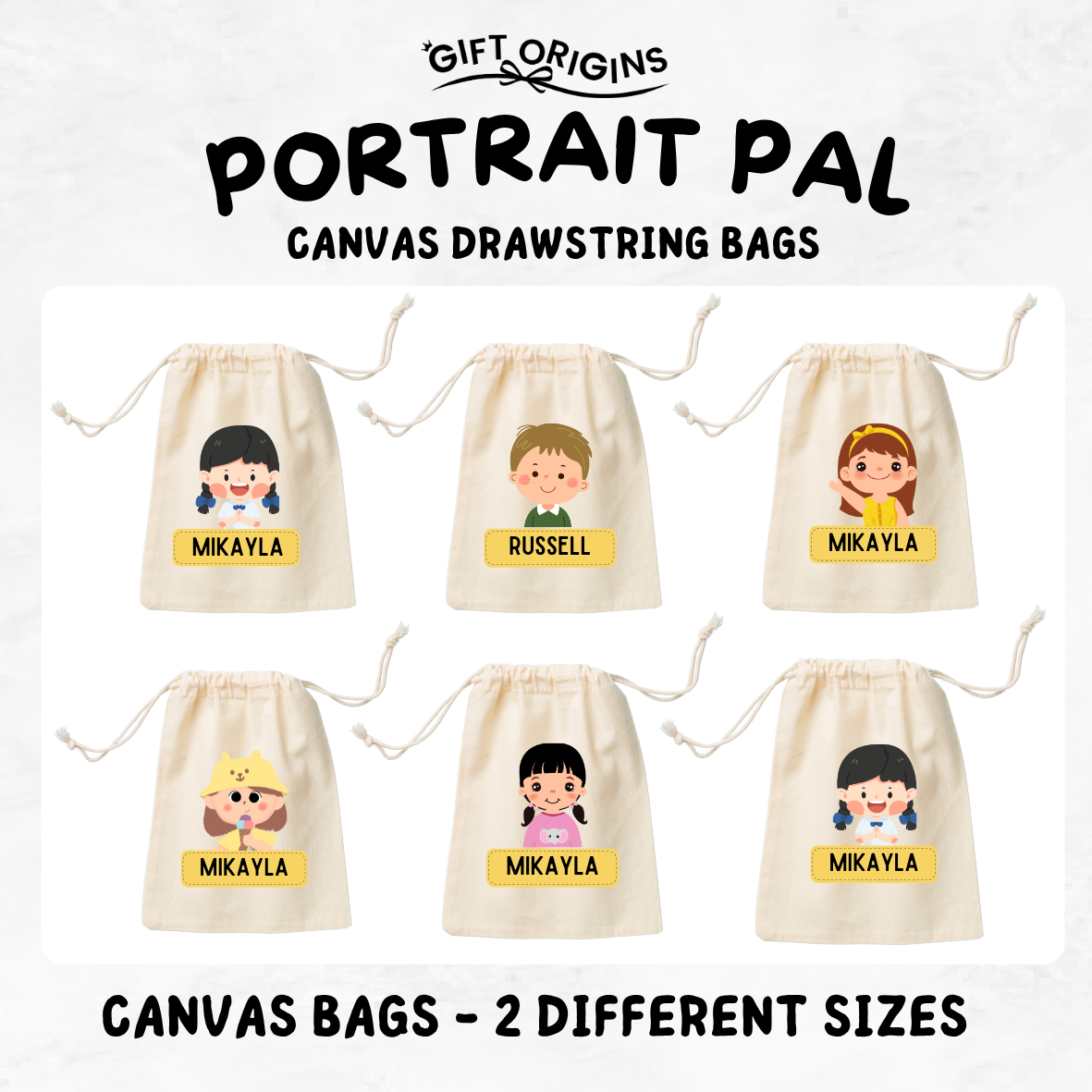 Portrait Pal Favor Bags