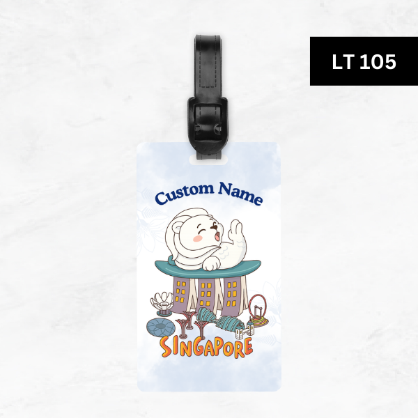 The Club Of Merlion Luggage Tag