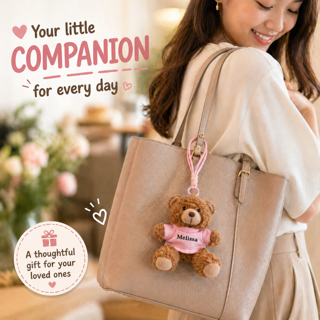 BuddyLoop Custom Name Bear