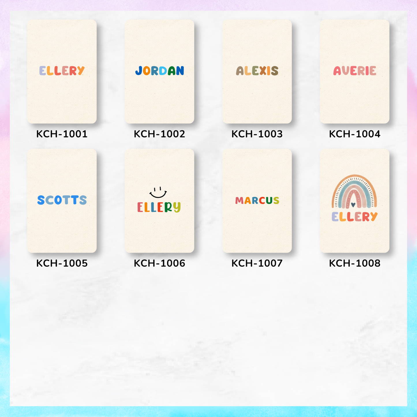 Signature Classic Name - Card Holder Keychain