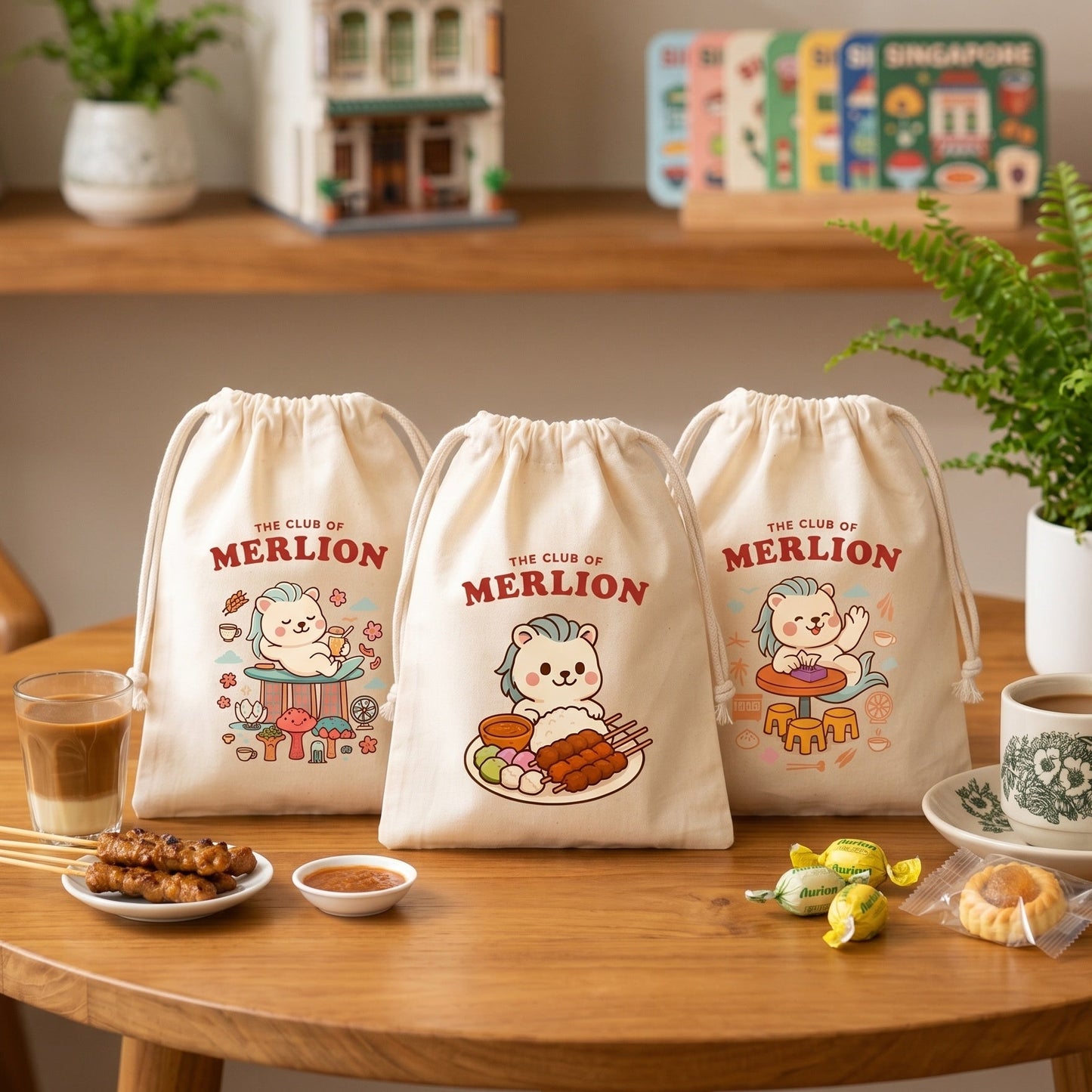 The Club of Merlion Favor Bag