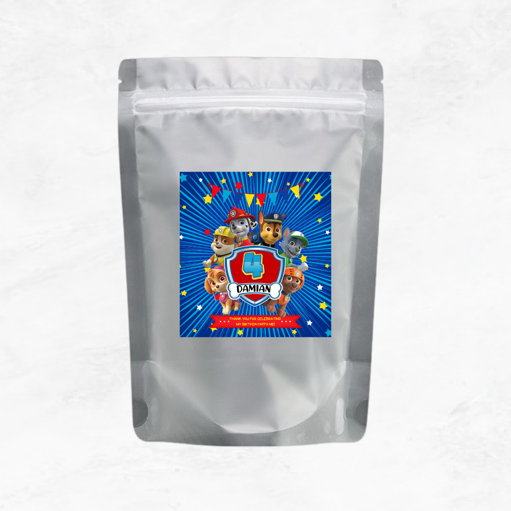 Set of 12pcs - Paw Petrol Packaging Bag