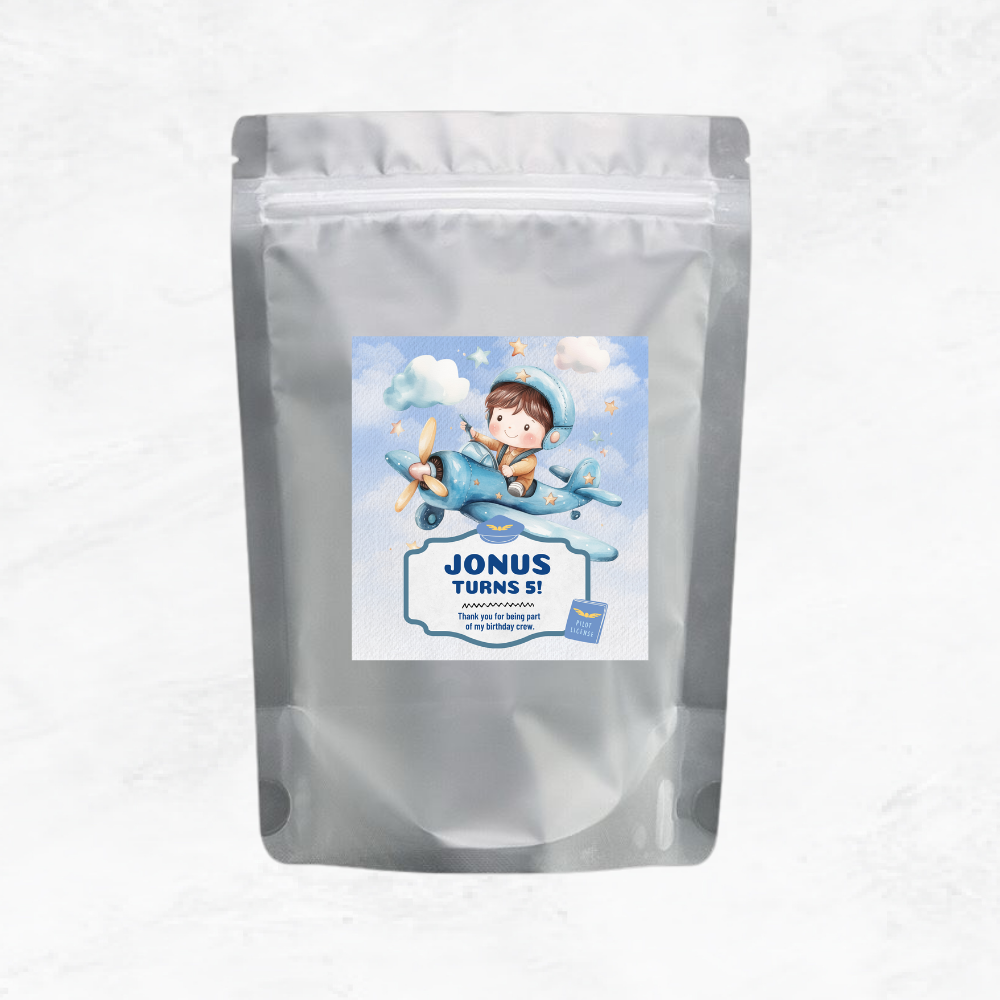Set of 12pcs - Pilot Boy Packaging Bag