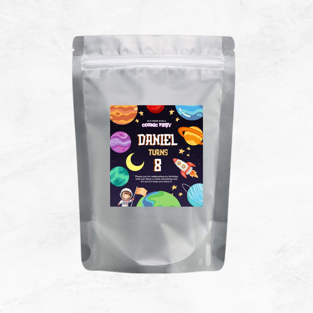 Set of 12pcs - Planet Space Packaging Bag