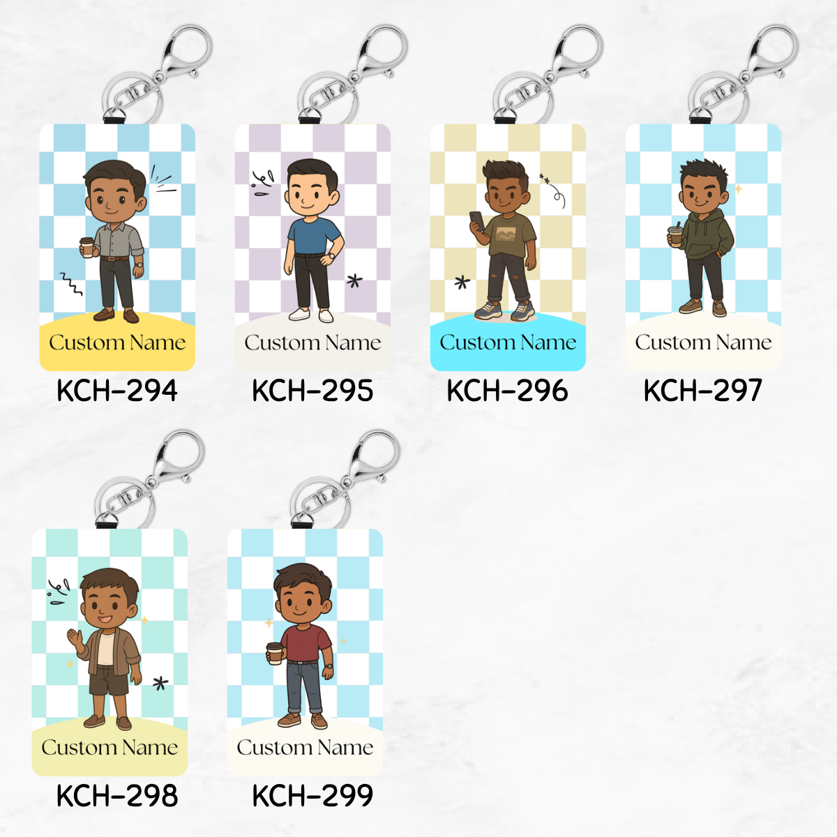 Hey Mate Chibi Keychain Card Holders