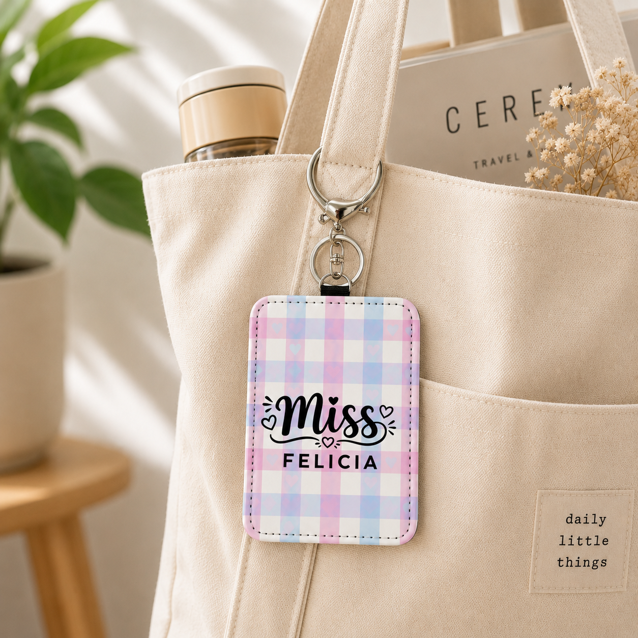 Teacher Salutation - Keychain Card Holders