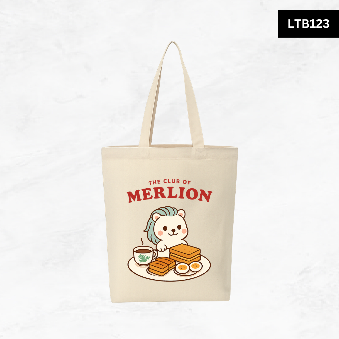 Canvas A4 Tote Bag - Club Merlion