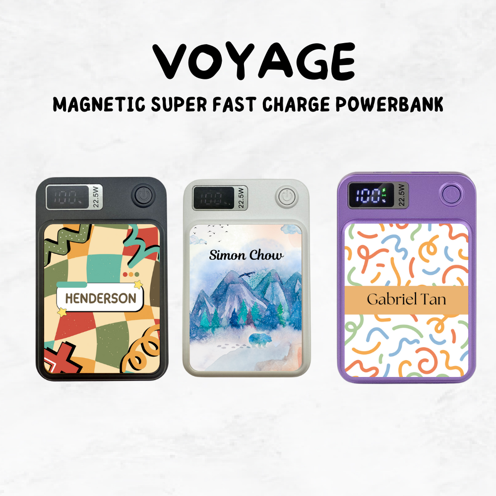 Magnetic SUPER FAST Charge Powerbank - Voyage