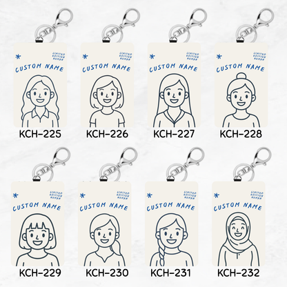 Limited Edition Human Keychain Card Holders