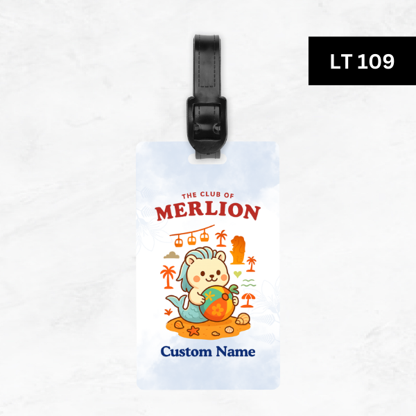 The Club Of Merlion Luggage Tag