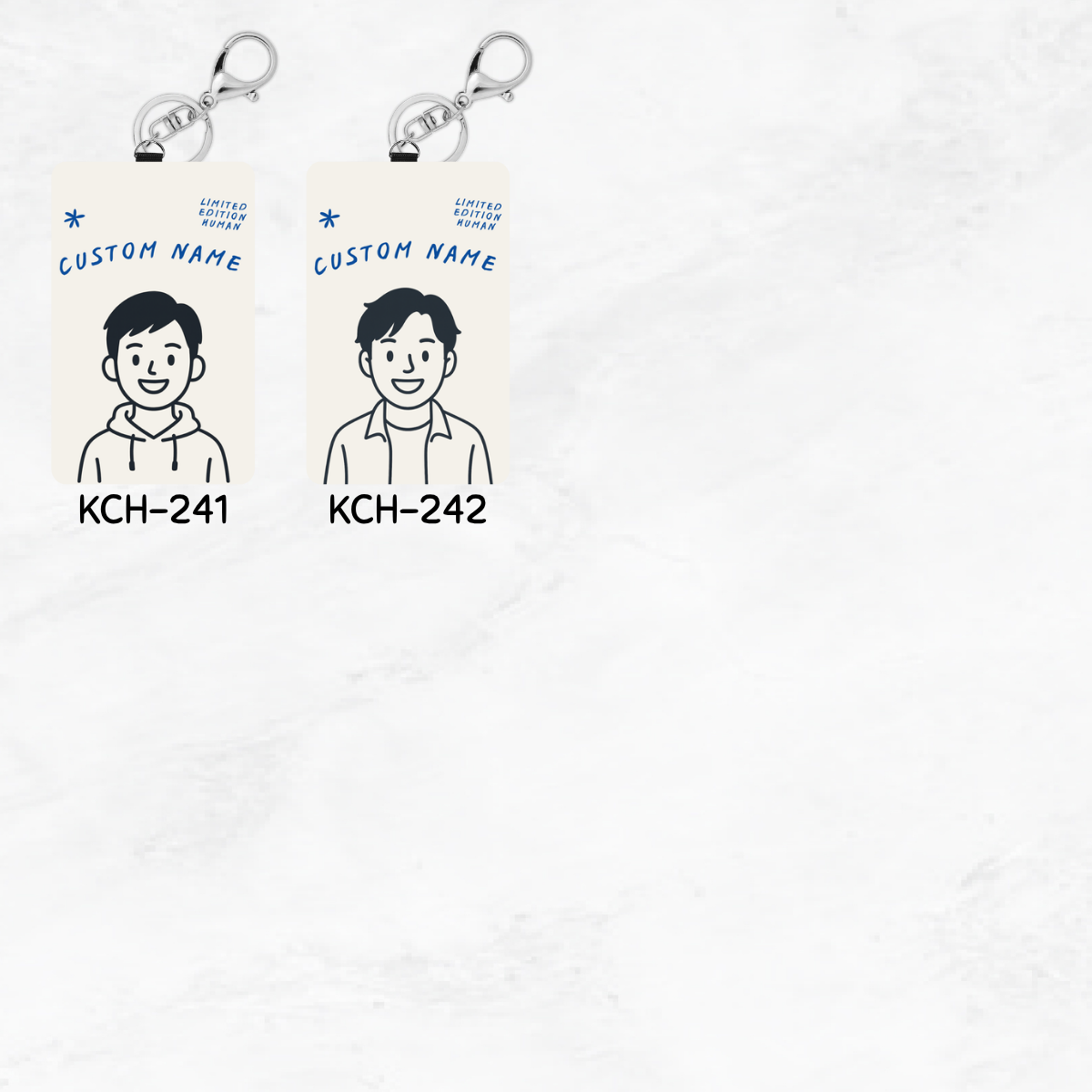 Limited Edition Human Keychain Card Holders