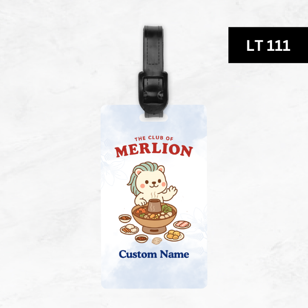 The Club Of Merlion Luggage Tag